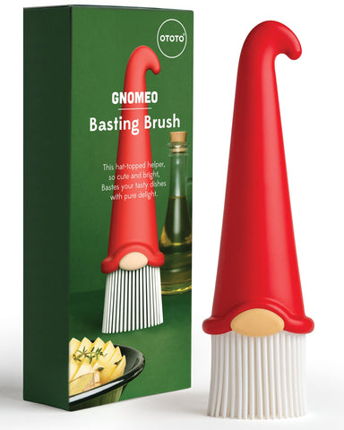OTOTO Gnomeo pastry brush top view for precise glazing and even coating.