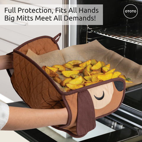 OTOTO heat-resistant mitts support safe handling during roasting