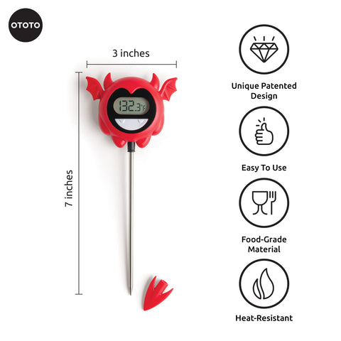 OTOTO Hell Done BPA-free, food-grade materials ensure safe, reliable kitchen use.