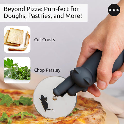 OTOTO Kitty Cut storage hook keeps it within reach.