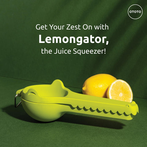 OTOTO Lemongator large-capacity squeezer for lemons, limes, and oranges.
