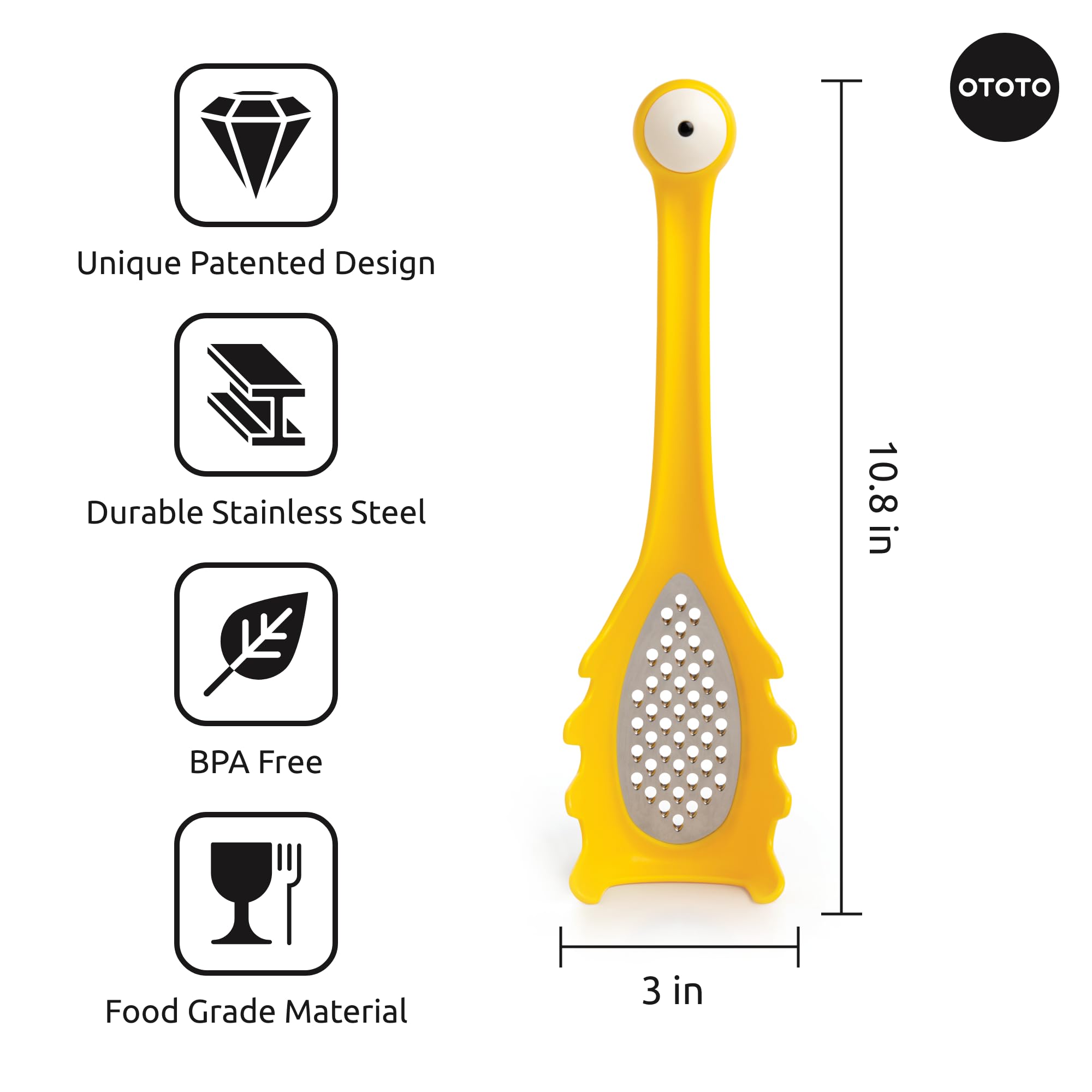 OTOTO Multi Monster BPA-free materials ensure safe kitchen use.