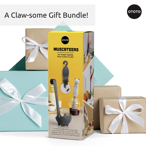 OTOTO Muscateers countertop display shows sturdy, easy-to-clean materials