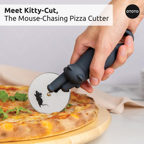 OTOTO Muscateers Mary cat jar scraper spatula scrapes jars easily with flexible tail