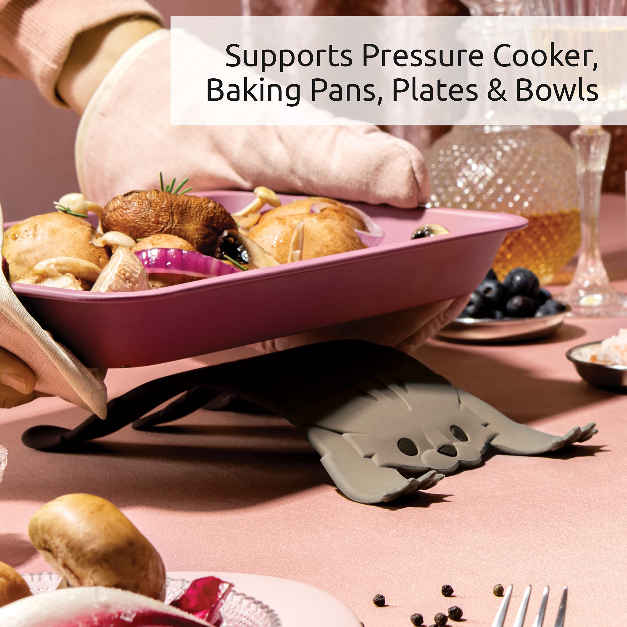 OTOTO non-slip cat mat keeps pans steady during prep
