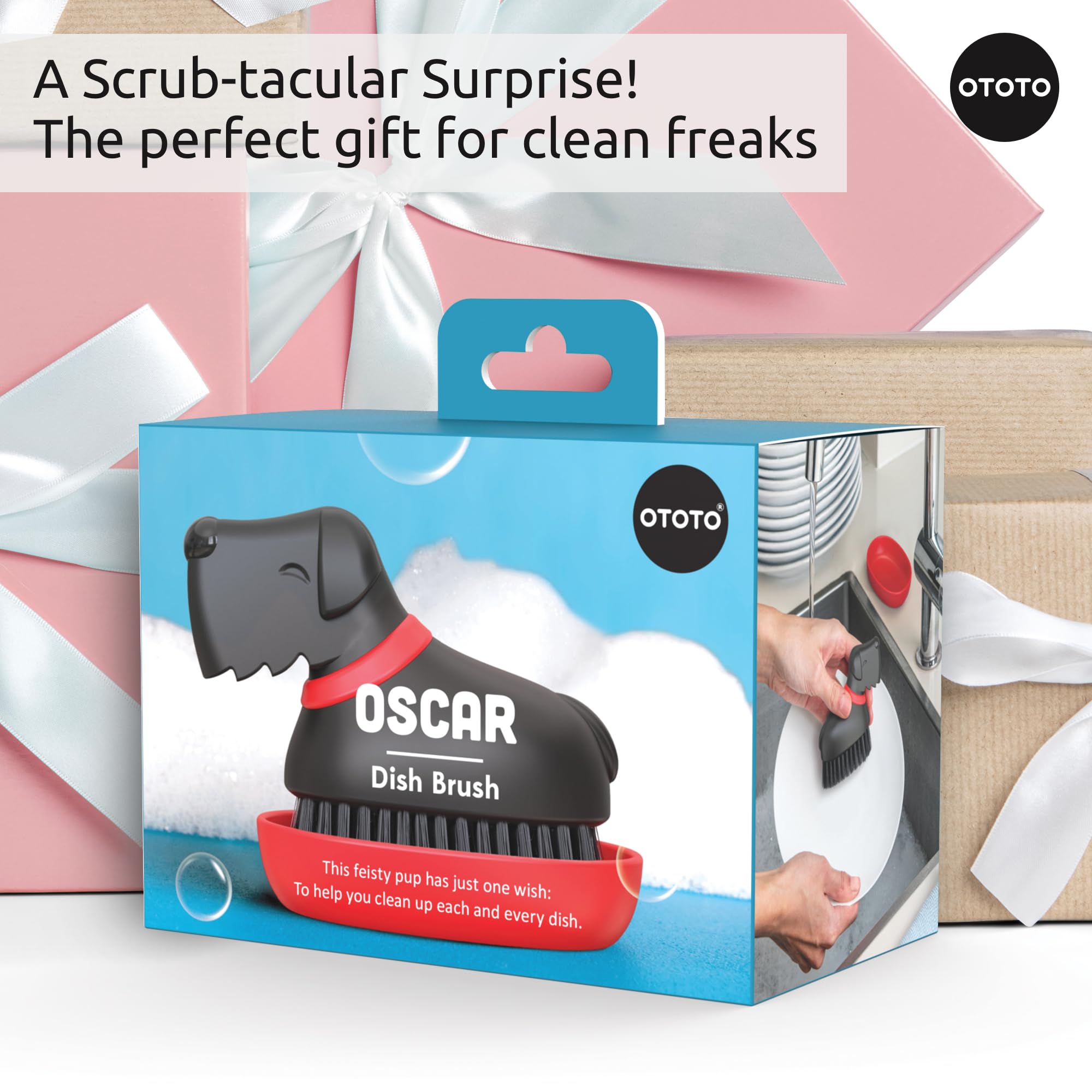 OTOTO Oscar kitchen gadget adds whimsy and practicality to everyday cleaning