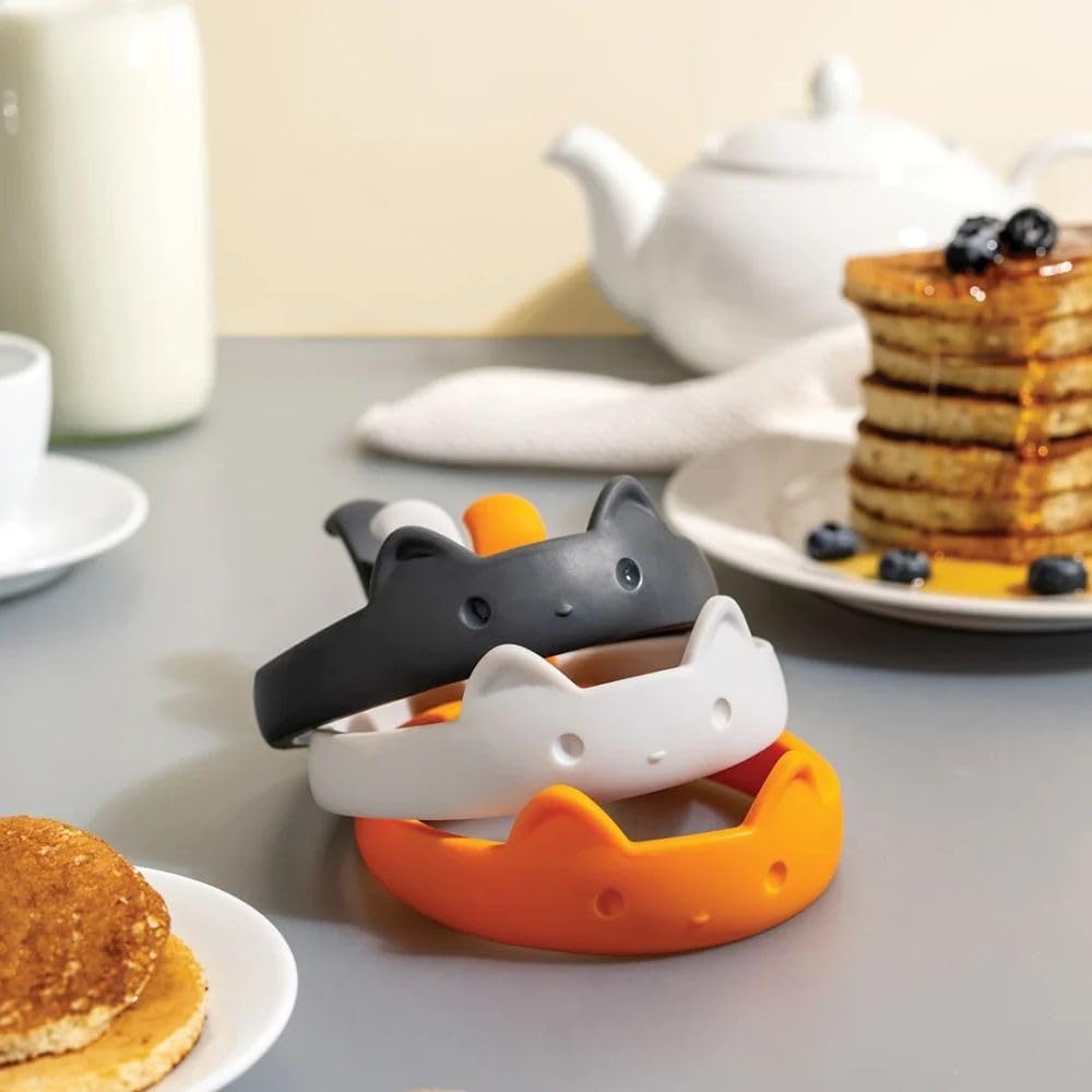 OTOTO PanCats black ring for non-stick frying and easy release