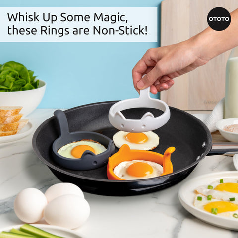 OTOTO PanCats orange ring adds playful cat-themed touch to breakfast