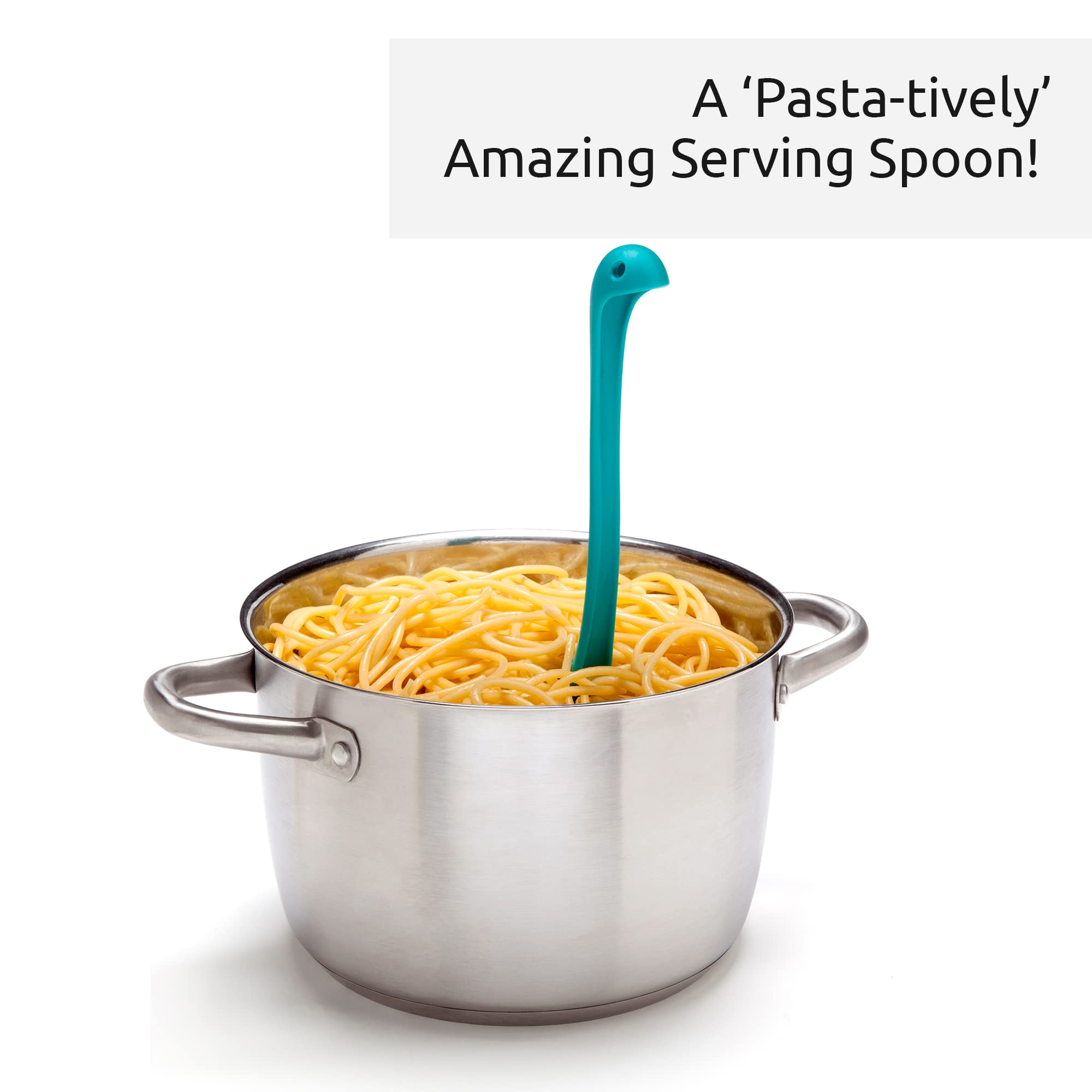 OTOTO Papa Nessie ergonomic neck eases lifting and serving.