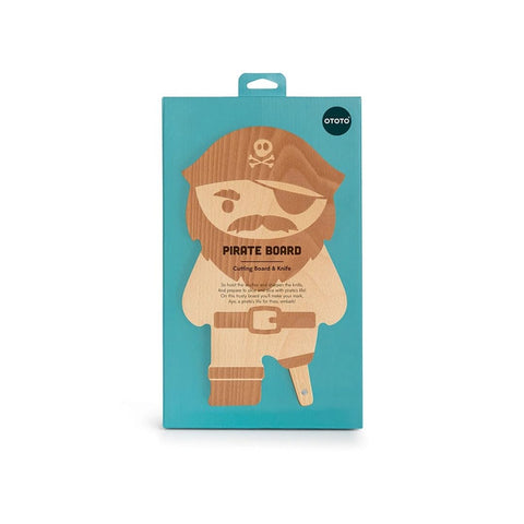 OTOTO pirate board doubles as a serving tray for snacks with nautical flair.