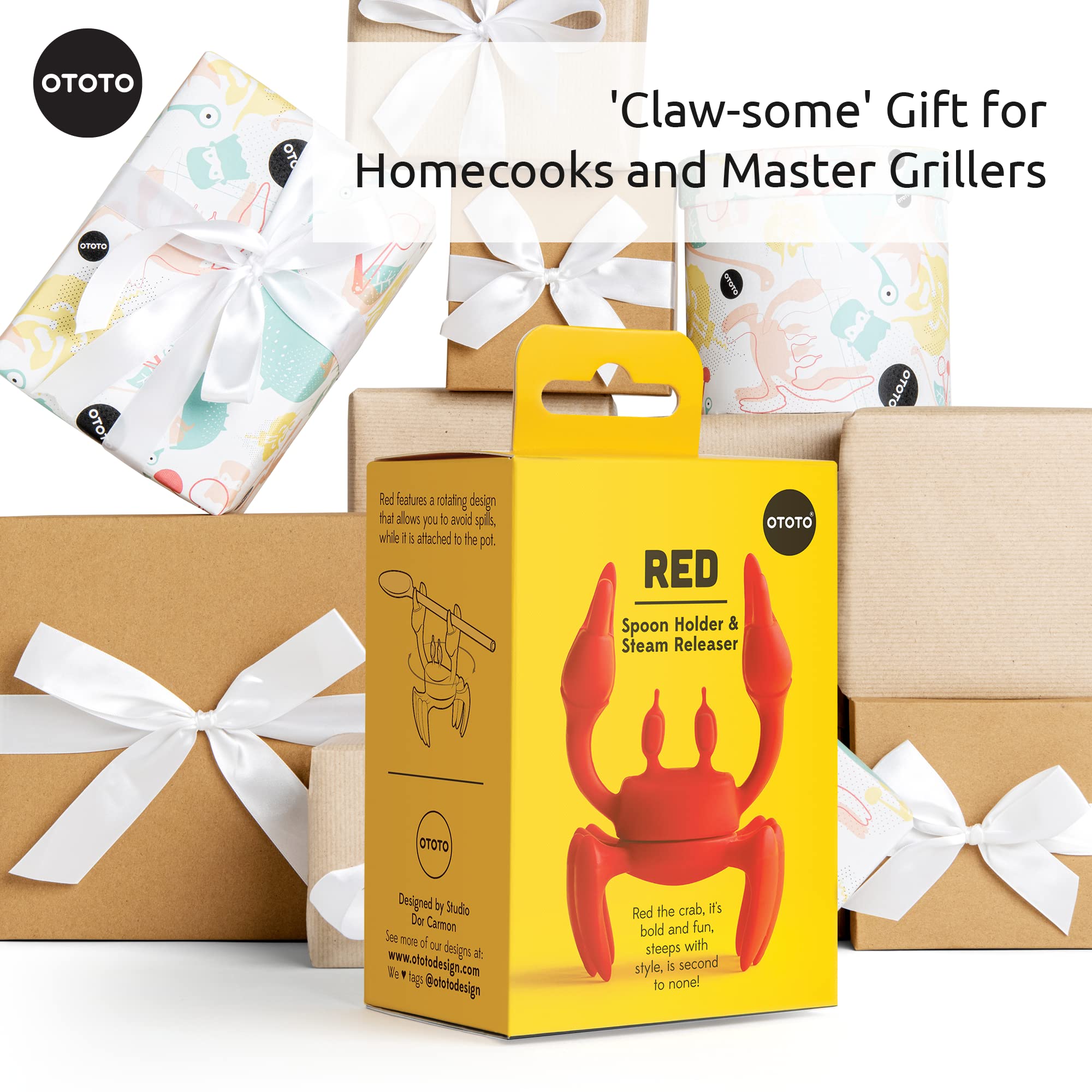 OTOTO Red the Crab kitchen gift idea for home cooks.