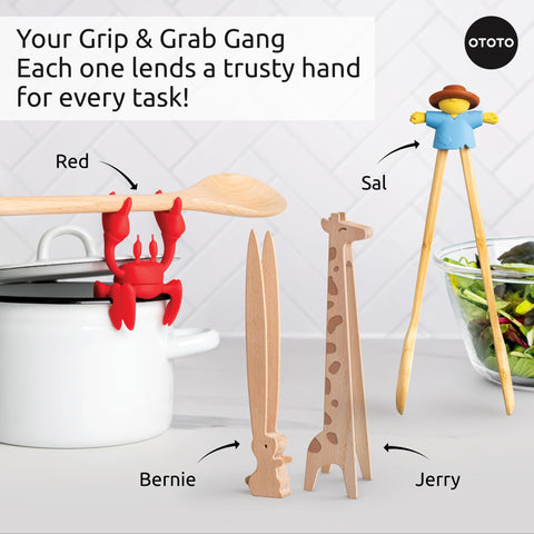OTOTO Sal Scarecrow blue-durable-wood-silicone design promises long-lasting use