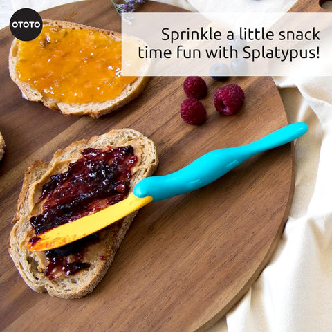 OTOTO Splatypus silicone tip gentle on jars and safe for food prep