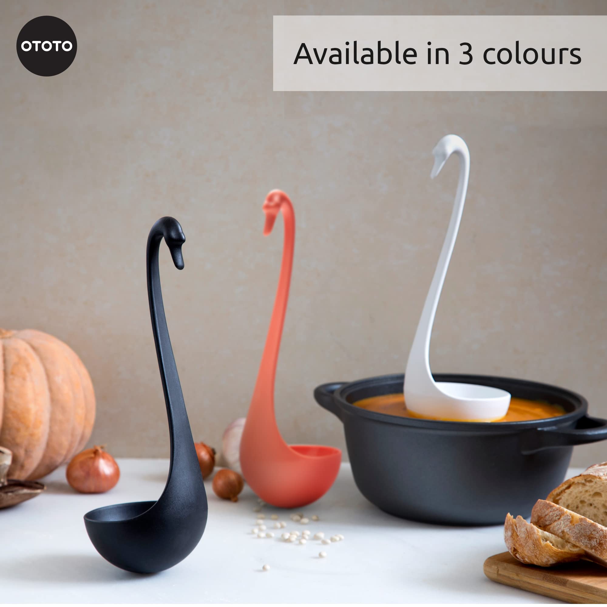 OTOTO Swanky Swan gift-ready packaging ideal as a cute kitchen gift.