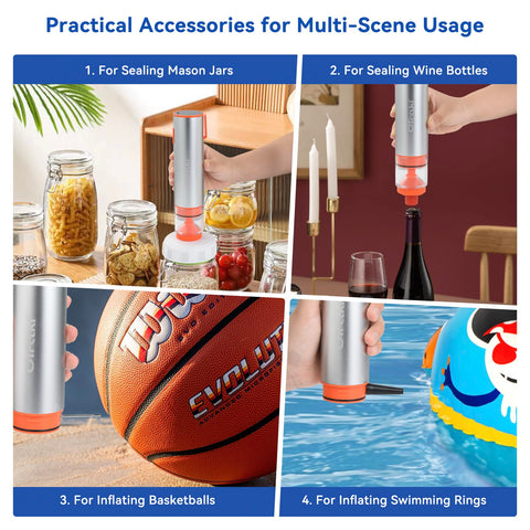 OTraki pump adapter for inflating sports and pool gear on the go