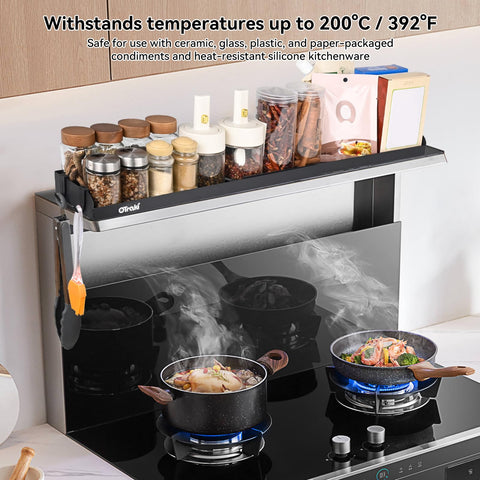 OTraki heat-resistant shelf withstands up to 200°C for safe cooking.