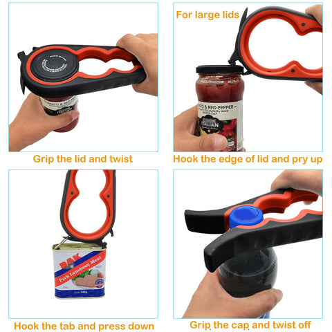Otstar non-slip-gripper-pad in action, providing secure grip on slippery jars.
