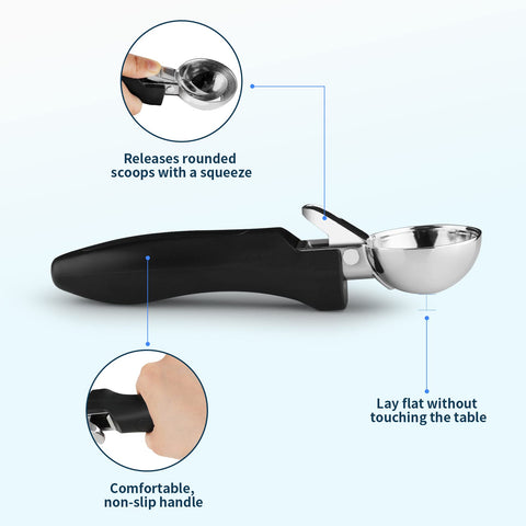 OTVAFAVA 3tbsp cookie scoop for even dough portions