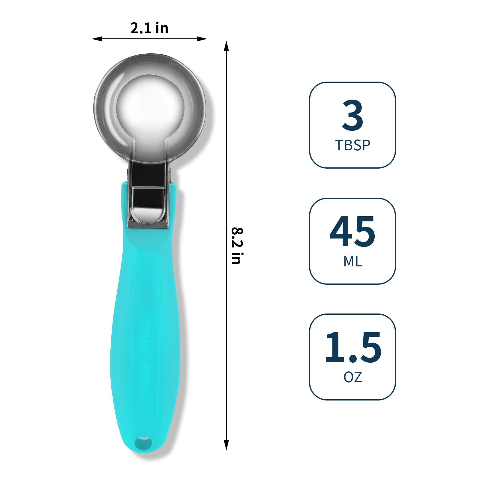 OTVAFAVA ergonomic handle for comfortable dessert prep.