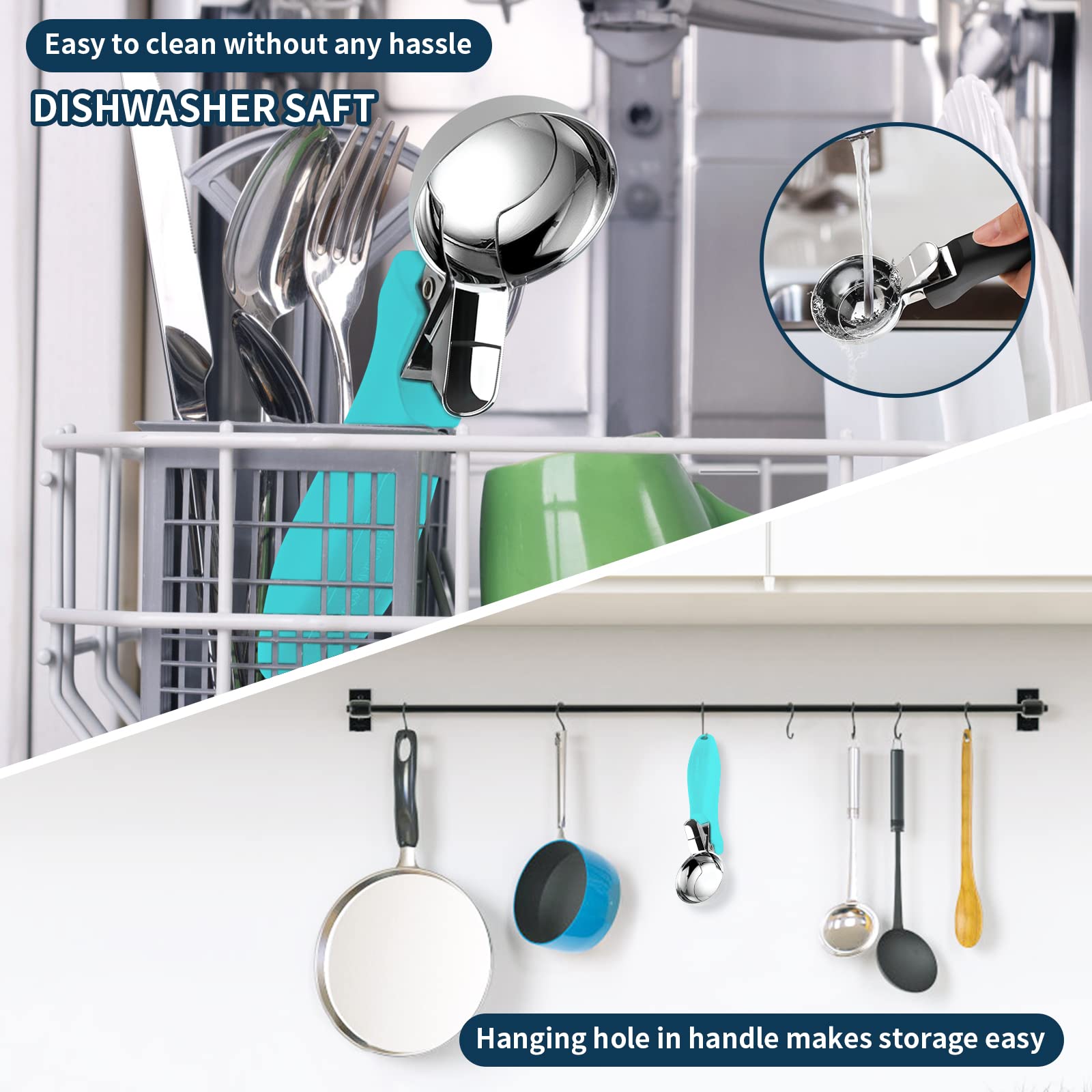 OTVAFAVA versatile scoop for meatballs and desserts.