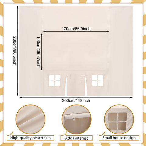 Oudain table fort cover indoor-outdoor use frames imaginative play anywhere and anytime.