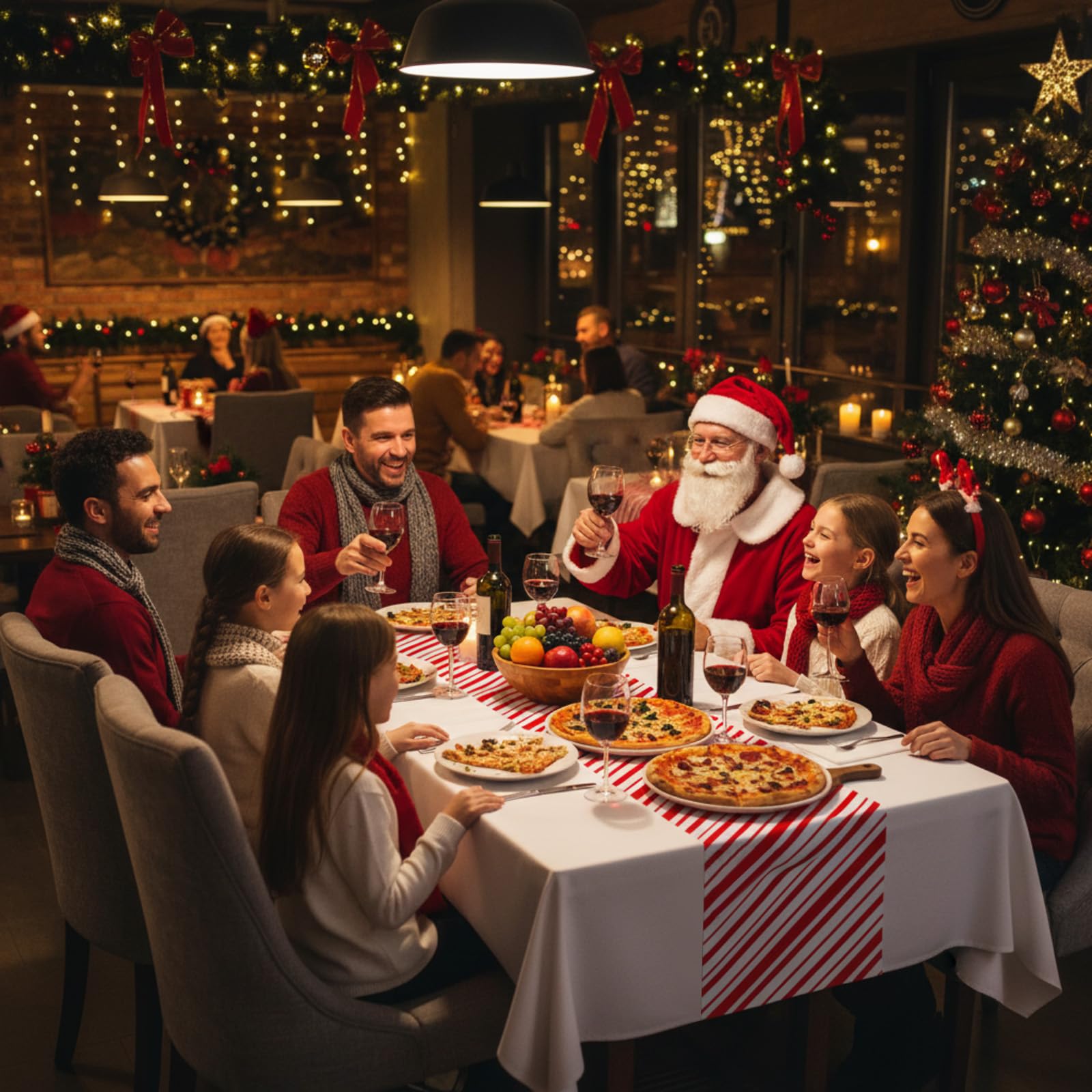 Oudain 6-pack tablecloths deliver convenient party setup.