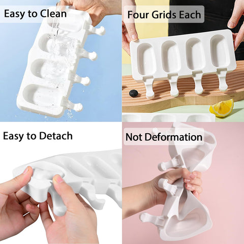 Ouddy Life easy-clean silicone molds for multi-use desserts