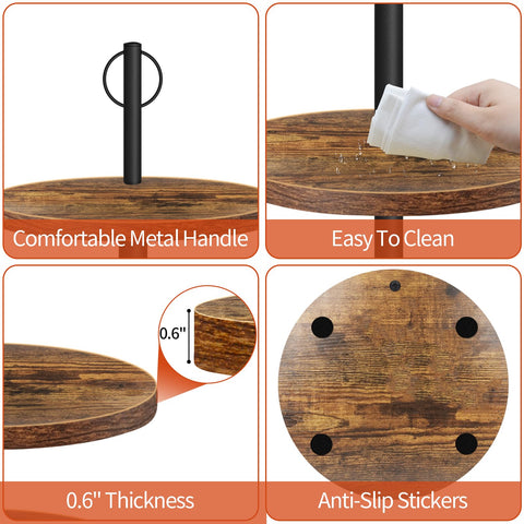 OugeWood cupcake stand easy-clean surface makes post-event cleanup simple