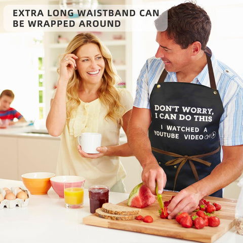 Ougher BBQ and kitchen gift idea apron, perfect for dad or friends.