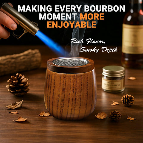 OUHT Bourbon Glass tongs included for easy serving and entertaining