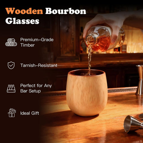 OUHT White Oak Wood Grain emphasizes durability and smooth sip
