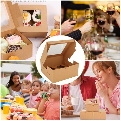 Oungy box with transparent window for quick product viewing