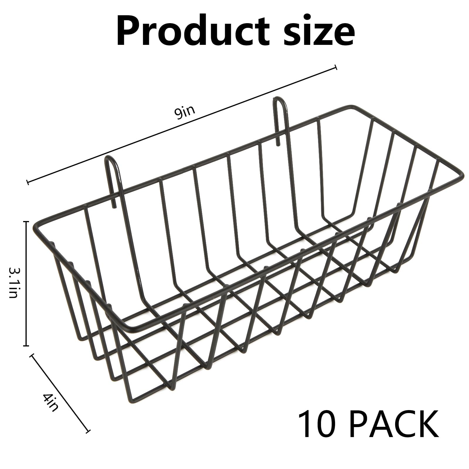 Oungy hanging wire baskets multiuse for tidy pantry and bath.