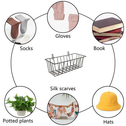 Oungy wall grid basket decor accessory blends with modern spaces.