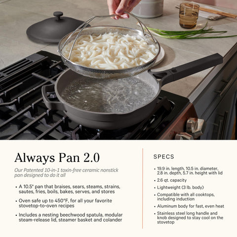 Our Place Always Pan mini ready for quick meals and small portions