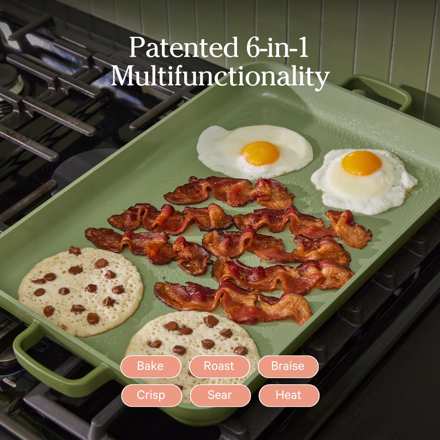 Our Place side bake dish for versatile roasting and baking tasks.