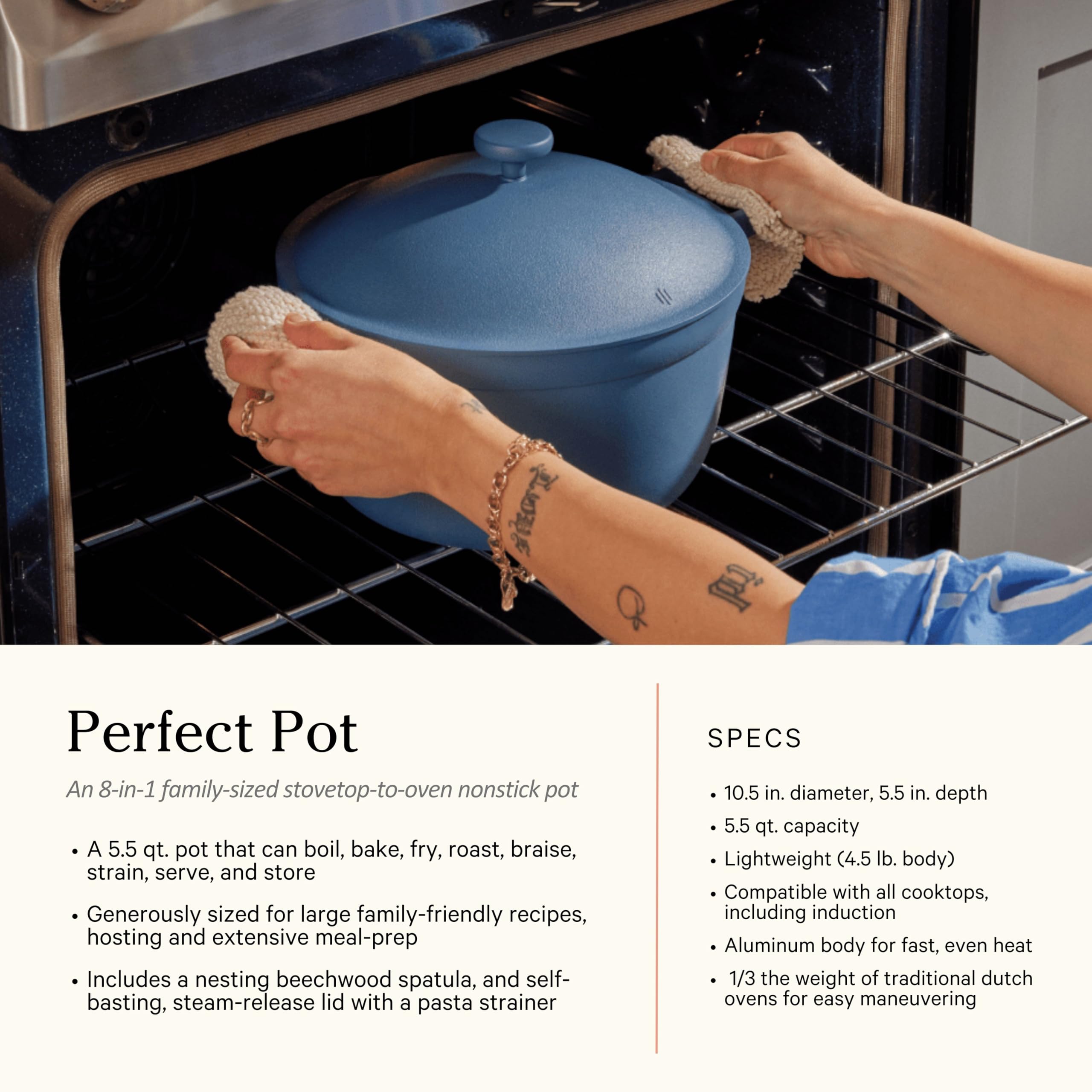 Beechwood spatulas and spoons included with Our Place cookware set