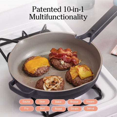 Our Place Large Always Pan on stove simmering to perfection