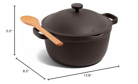 Our Place Perfect Pot 5.5-quart capacity suited for family meals