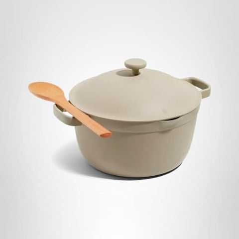 Our Place Perfect Pot dome lid adds elegant design and steam control