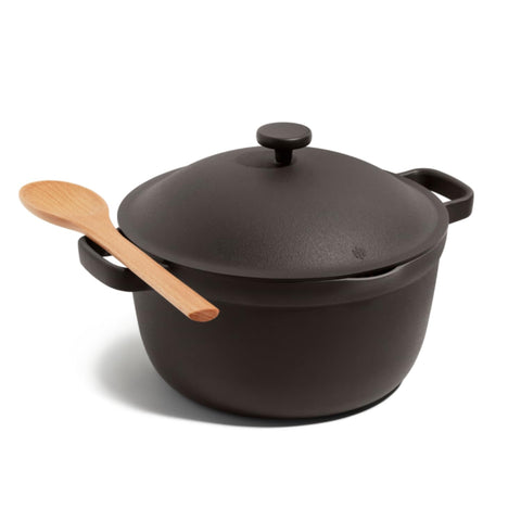 Our Place Perfect Pot on the stovetop for versatile home cooking