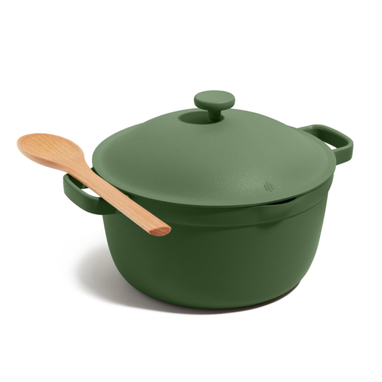 Our Place Perfect Pot sage lid steam release shows moisture control for meals