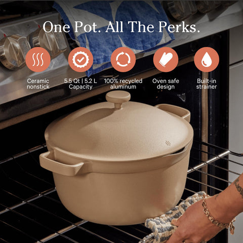 Our Place Perfect Pot with self-basting lid for moisture control