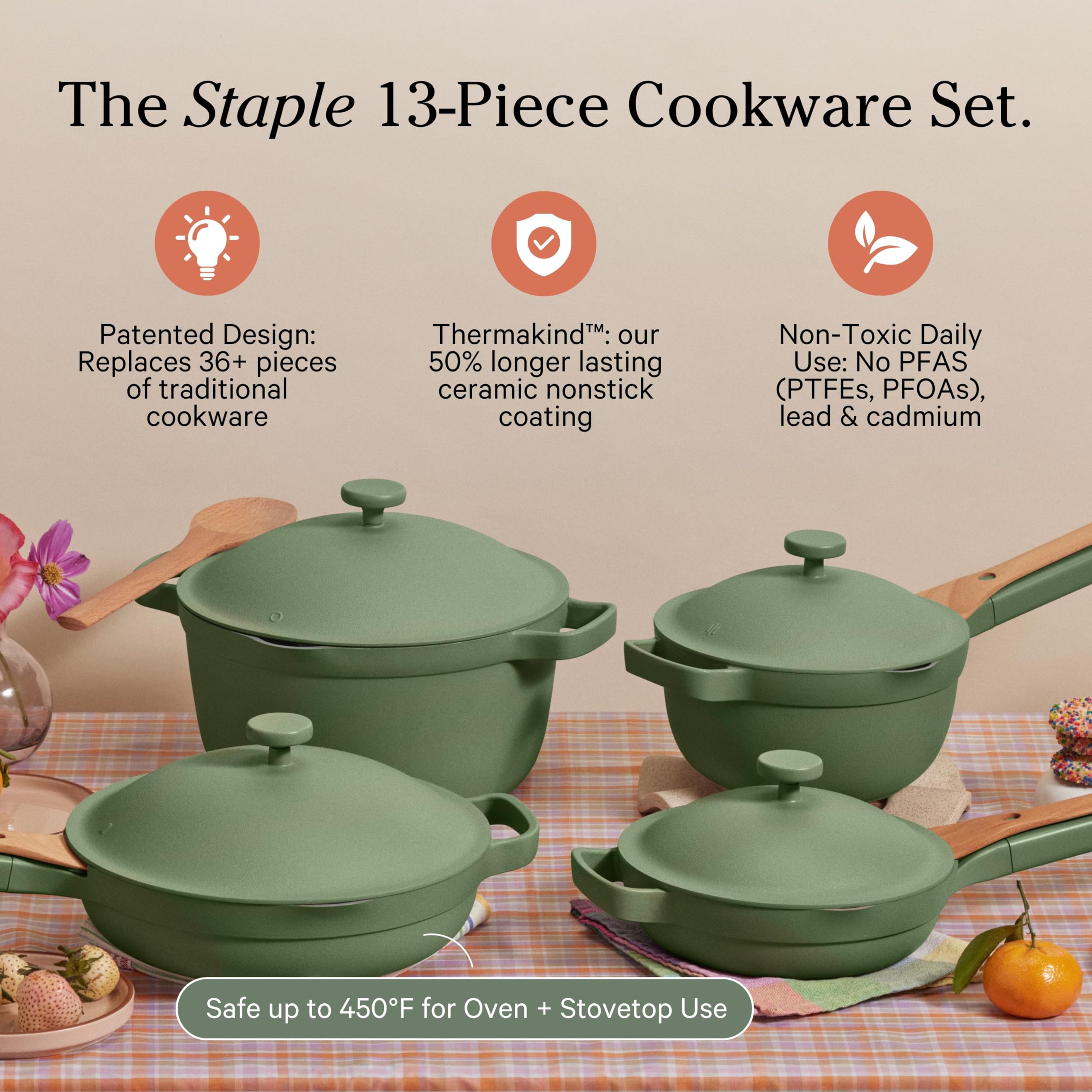 Our Place Perfect Pot demonstrates steady simmering and easy pouring