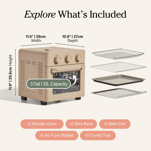 Our Place Wonder Oven compact countertop design saves kitchen space