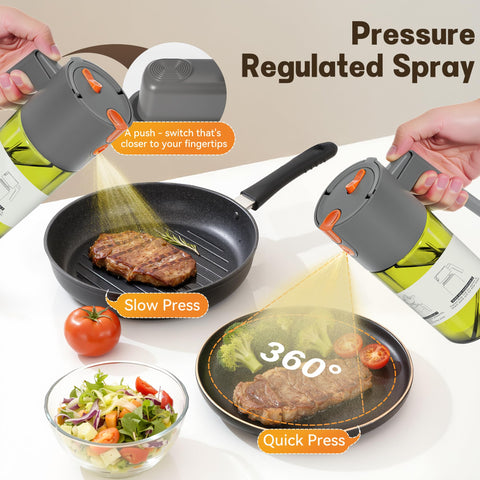 OurCabecue four-layer leak-proof cap seals securely to keep counters clean.