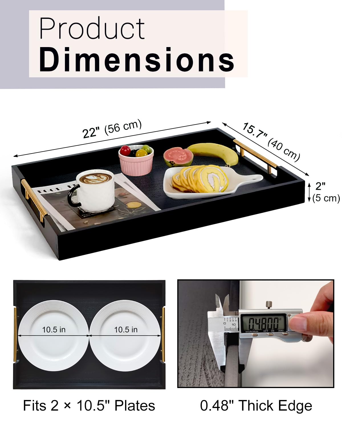 OurMiao premium wood tray showcases dovetail joinery for lasting durability.