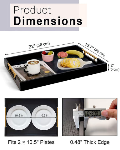 OurMiao premium wood tray showcases dovetail joinery for lasting durability.