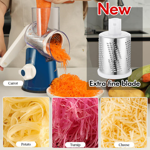 Ourokhome blades assembly highlights versatile options for slicing and shredding.