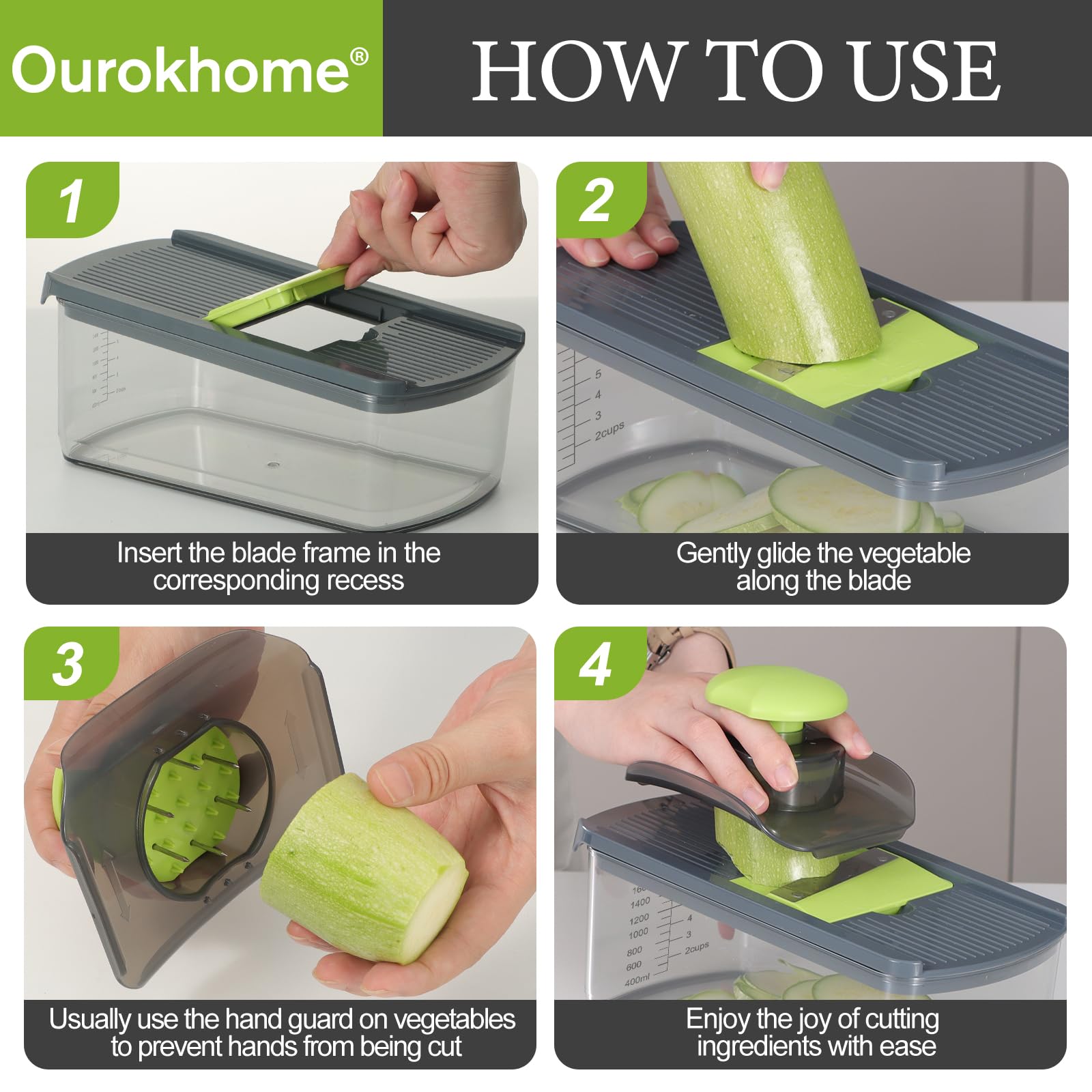 Ourokhome blade storage box keeps blades organized